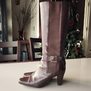AK Anne Klein Marcoe Boots Chocolate Brown Size 9.5
